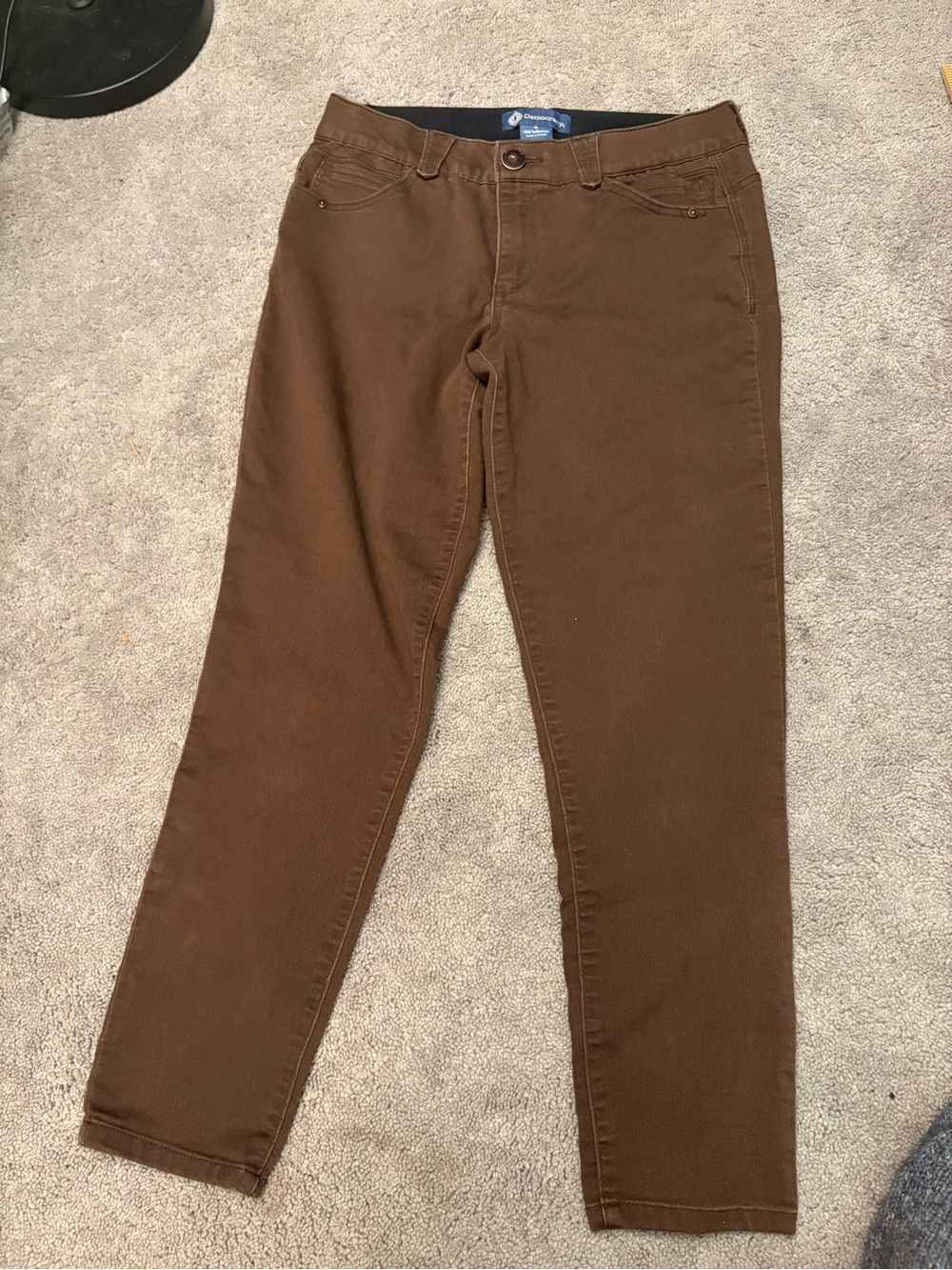 Democracy Chocolate Brown High-Rise Pants